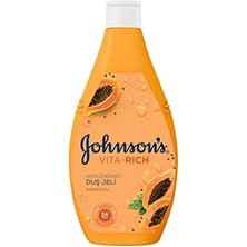 TeknoKapsül Johnson & Johnson Vita-Rich Papaya Özlü Nemlendirici Duş Jeli 400 ml