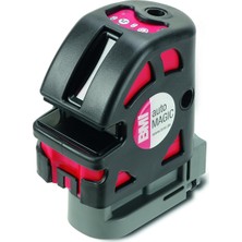 TeknoKapsül Bmı 654 KLP5SP Kreuzlinienlaser/5 Işın Lazer Automagic | + Manyetik Duvar Askısı, Zieltafel, Piller, Çanta | Selbstnivellierend, Lot Fonksiyonu | Laserklasse 2, Ölçüler: 11,5 x 11 x 7,5 mm