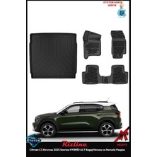 Rizline Citroen C3 Aircross 2025 Sonrası Hybrid Alt Bagaj Havuzu ve Havuzlu Paspas