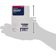 TeknoKapsül 213047 Not, Çizgili, 100 Yaprak, Beyaz