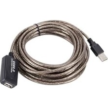 TeknoKapsül 15 Metre USB 2.0 Uzatma Kablosu Filtreli, Hızlı Veri Transferi,