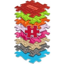 TeknoKapsül Muffık MFK-020-1 Medium 1 Orta Boy Duyusal Motor Yapboz Matı Çocuklar Için, Bebekler Için Duyusal Oyun Matı, Yetişkinler Için Masaj Yapboz Zemini 105 x 55 cm