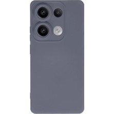 Dimeles Mey Ithalat®   Redmi Note 13 4g Kılıf Nano Içi Kadife Silikon - Gri