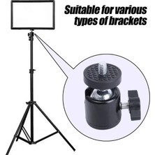 TeknoKapsül 360° Döner Mafsallı Vida Adaptörü, 1/4" Bağlantı Uyumlu ve Monopod Aksesuarı, Kamera, Akıllı Telefon,, Mikrofon, LED Işık, Video Monitör ile Uyumlu Montaj Parçası