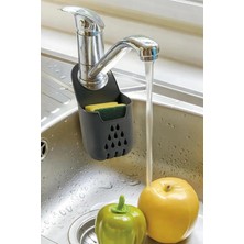TeknoKapsül Pratik Asılabilir Mutfak Banyo Silikon Bulaşık Süngerlik Evye Üstü Askılı Düzenleyici Süngerlik