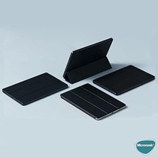 TeknoKapsül Pad Se Için Kılıf Slim Translucent Back Smart Cover Mor [ Pad Se ile Uyumlu Kılıf - Mor]