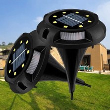 TeknoKapsül 4'lü Solar Enerjili Bahçe Işıklandırmak Için Lamba Dış Mekan Işık Uygun Güneş Enerjili Aydınlatma Piknik Kamp Tatil Için Bahçe,, Havuz Kenarı Aydınlatması | MZ-507