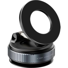 TeknoKapsül 360 Dönebilen [süper Güçlü Vakumlu Araç Içi Telefon Tutucu 11-16 Pro Max] Titreşime Dayanıklı Her Modele Uygun Stand Ev Oto Kullanıma Uygun Çıkarılabilir Vakumlu Tutucu