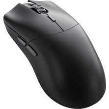 TeknoKapsül Oyun Modeli O 2 Pro Kablosuz Oyun Faresi - 2.4 Ghz Kablosuz 1 Ms Gecikme, 100 Milyon Tıklama, 57 G, Uzun Pil Ömrü, 26K Dpı ile Bamf 2.0 Sensör, Çok Yönlü, 6 Düğme, Ptfe Ayaklar - Siyah
