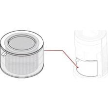 TeknoKapsül AS65GDWH0, AS10GDWH, AS10GDWH0 Puricare 360 Air Purifier Hava Temizleyici ile Uyumlu 3'ü 1 Arada Filtre