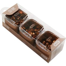 TeknoKapsül Cubbie Premium 3'lü Kutu Ataş Raptiye Seti, Rosegold