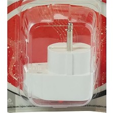 TeknoKapsül 524098 Fişs Erkek Topraklı Anahtarlı, Beyaz