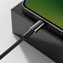 TeknoKapsül Tungsten Hızlı Şarj Kablosu Type-C To Ip Pd 20W, 1m, Siyah