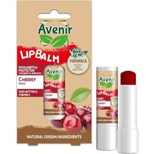 TeknoKapsül Avenir Kiraz Vegan Dudak Bakım Kremi - Kuruyan ve Çatlayan Dudaklar Için Yumuşatıcı ve Koruyucu Etkili