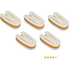 Nistabolje 5 Adet Yapışkanlı Kapı Altı(Eşik) Bandı Isı Yalıtım Süngeri 90 cm