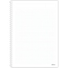 TeknoKapsül Lé 2012095/2 Tranz Pp Kapak, 1.hamur Kağıt Spiralli Defter, Mavi