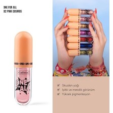 TeknoKapsül One For All 02 Pink Cosmos Eyes & Lips & Cheeks Likit Göz Farı