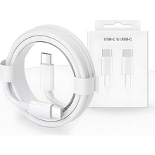 TeknoKapsül USB C Kablosu Esnek USB C - USB C Şarj Kablosu Pd 3.0 15 Pro Max Galaxy S23 S22 S21 A54 7 iPad Pro 12.9 iPad Mini 6/air 5 Vb. ile Uyumludur.