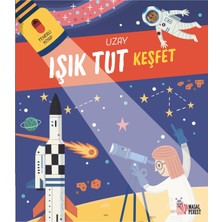 TeknoKapsül Işık Tut Keşfet Uzay - Fenerli Kitap (Ciltli)