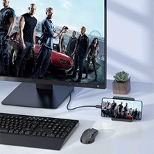 TeknoKapsül USB C To HDMI Kablo - 8K60Hz, 4K 144Hz/120Hz/60Hz, Thunderbolt 5/4/3 Uyumlu, HDMI 2.1, Hdr, Hdcp2.3, Dsc, 2 Metre (CHD21-PRO)