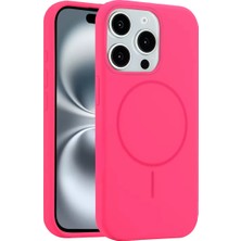 Dimeles Mey Ithalat®  iPhone 14 Pro Max Kılıf Jully Magsafe Kapak - Pembe