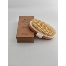 TeknoKapsül Selülit Önleyici Masaj Fırçası, Çimen Elyafı Fırça Selülit Oluşumunu Engeller, Bambu Arka Yüzey, Sürdürülebilir Kişisel Bakım, Lenf Drenajını Arttırıcı Etki