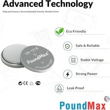 TeknoKapsül 1216 DL1216 3V Lityum Düğmeli Pil (5'li Paket)