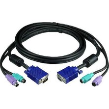 TeknoKapsül Ps2 Kvm Swıtch Kablosu Dişi Erkek VGA Erkek Ps2