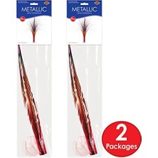 TeknoKapsül 2 Parça Plastik Metalik Çok Renkli Sprey Yeni Yıl Dekorasyonları Için Orta Parçalar, Doğum Günü Partisi Malzemeleri, 48,26 cm