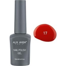 TeknoKapsül Uv Kalıcı Bayrak Kırmızı Jel Oje 17 - Gel Polish - 12 ml