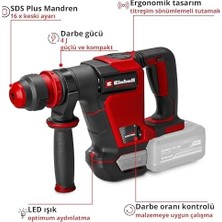 TeknoKapsül Professional Akülü Kırıcı Tp-Dh 18/4 Li Bl - Solo Power X- (18 V, Kömürsüz, 4.0 J, Sds-Plus, Sürekli Çalışma, Sivri ve Düz Keski, E-)