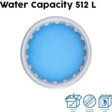 TeknoKapsül Büyük Metalik Uzay Gemisi Şişirilebilir Havuzu (152X43 Cm) 51080