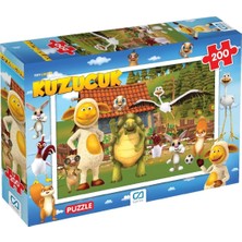 TeknoKapsül Kuzucuk Lisanslı 200 Parça 33X48CM Çocuk Puzzle Yapboz Serisi