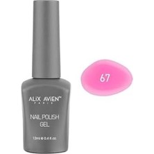 TeknoKapsül Pamuk Şeker Pembe Kalıcı Oje 67-Yoğun Renk Veren Jel Oje 12 Ml-Nail Uv Gel Polish 67