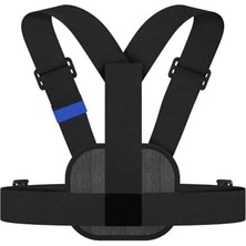 TeknoKapsül Aksiyon Kamera Göğüs Askısı (Vest Chest) | Hızlı Çıkarılabilir Yelek Göğüs Kayışı | 13/12/11/10/9/8/7/6/5, Osmo Action 3/4/5 Pro, Modelleri ile Uyumludur (Siyah)