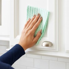 TeknoKapsül Çok Amaçlı Mikrofiber Temizlik Bezi – Süper Emici, Iz Bırakmaz, Ev, Mutfak, Cam, Araba, Ofis ve Genel Kullanım Için – 6’lı Set (Yeşil-Beyaz & Kahverengi-Beyaz