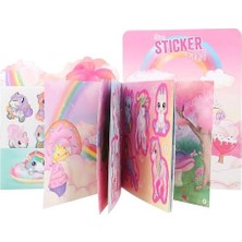 TeknoKapsül 12466 Ylvi Mini Çıkartma Eğlenceli - Çıkartma Defteri, 12 Arka Plan Sayfası, Kendiniz Tasarlamanız Için, 7 Yaprak Çıkartma Dahil