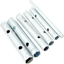 TeknoKapsül T Kollu Buji Boru Anahtar Seti Kovan Tipi Borulu Lokma Takımı 8-17MM Kollu Set 6 Parçalı