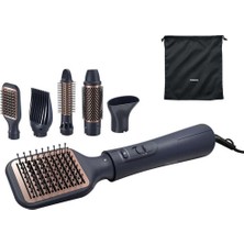 TeknoKapsül 5’i 1 Arada Saç Şekillendirme ve Kurutma Seti, Argan Yağı Seramik Kaplama, Iyonik Bakım, 5 Aparatlı Air Styler, Eşit Isı Dağıtımı, 3 Isı ve Hız Ayarı, Soğuk Hava Fonksiyonu, BHA530/00