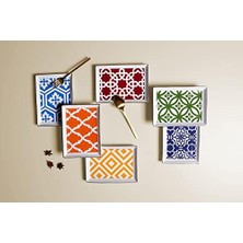 TeknoKapsül Morocco 6lı Pasta Takımı 18X13CM
