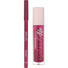TeknoKapsül Pastel Profashion Plumping Gloss 207 + Pastel Lip Contour Liner Dudak Parlatıcı 52