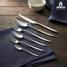 Amboss Cosmos 36 Parça Çatal Kaşık Bıçak Seti Silver - COS-0441