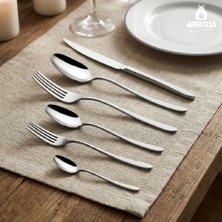 Amboss Rigel 36 Parça Çatal Kaşık Bıçak Seti Silver - RIG-0366