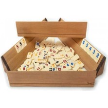 TeknoKapsül Büyük Boy Ağaç Okey Takımı