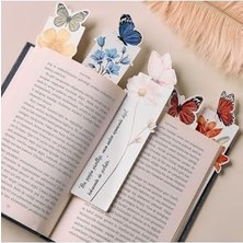 TeknoKapsül Renkli Kelebek Figürlü Mesajlı Kitap Ayracı