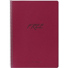 TeknoKapsül A4 Çizgili 80 Yp. Pp Kapak Spiralli Platinum Okul Defteri