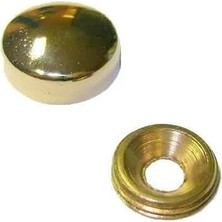 TeknoKapsül Dekoratif Vida Kapağı Sarı 20MM - 10 Adet
