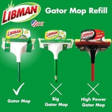 TeknoKapsül Libman Paspas, Dolum Paketi, 3 Adet Mop Yedek Doldurucu, Selüloz, Yeşil, 20 cm Sünger, 3