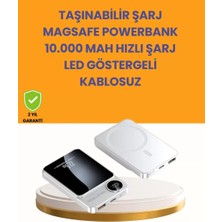 Nemere İthalat 20W Pd ve 15W Manyetik Kablosuz Şarj Destekli Taşınabilir Powerbank Nemere Ithalat