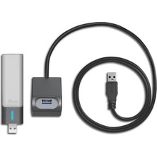 TeknoKapsül TX50UH, AX3000MBPS USB Adaptörü, Wi-Fi 6, USB 3.0, Çift Bantlı, Wpa3, Beamforming, Mu-Mımo